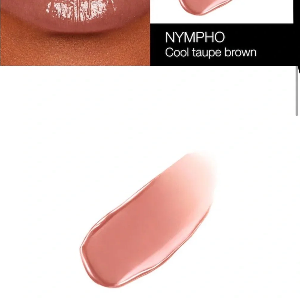 NEW NARS Afterglow Lip Shine Gloss in Nympho